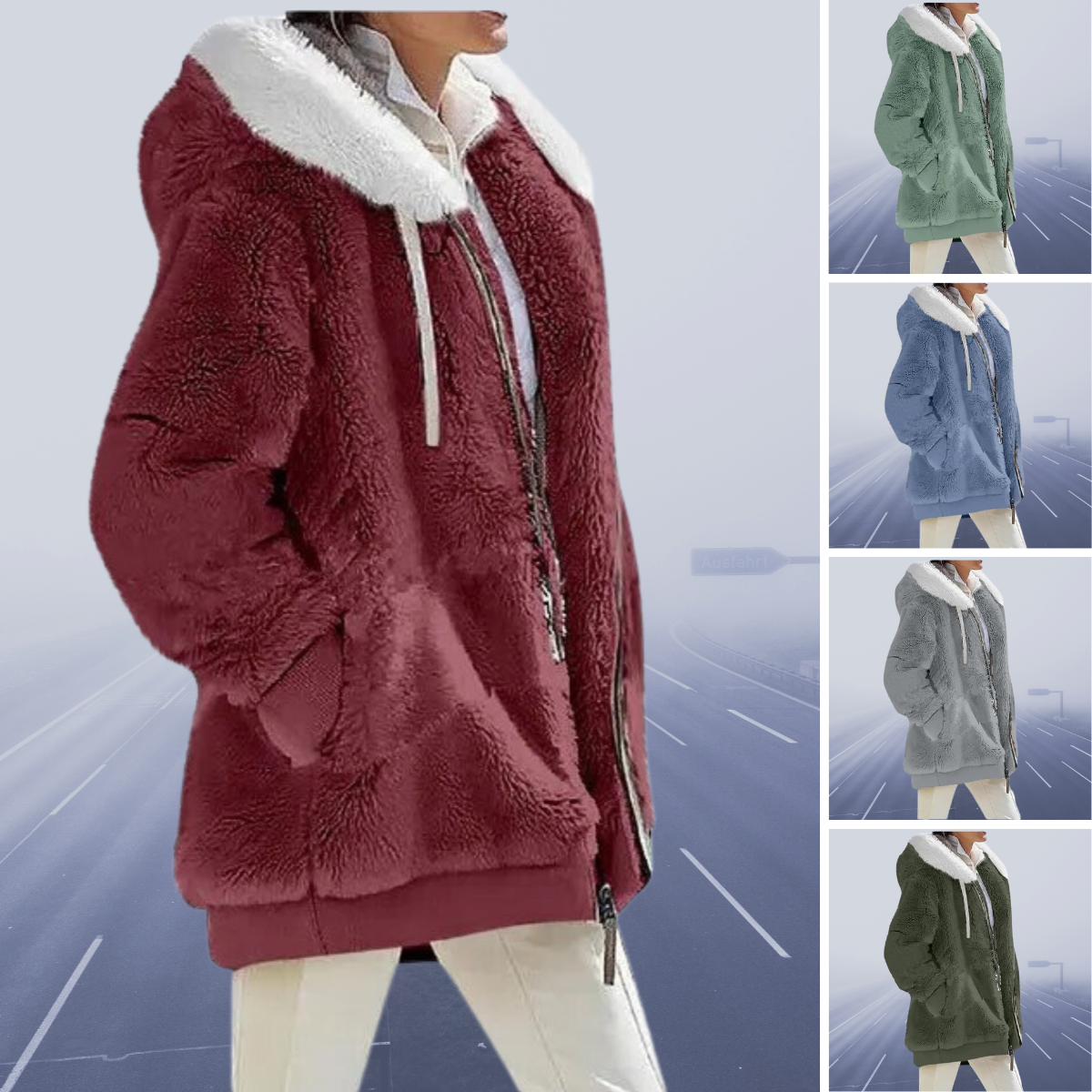 Eliza™ - Casual warm fleece jacket