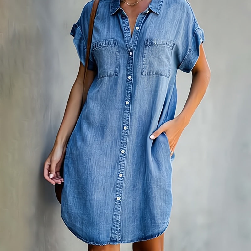 Tahlia™ - Stylish Denim Summer Dress