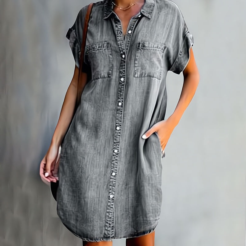 Tahlia™ - Stylish Denim Summer Dress