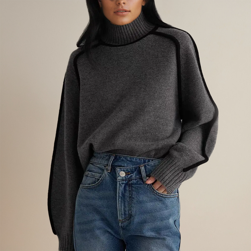 Mila - Soft Knitted Cashmere Turtleneck