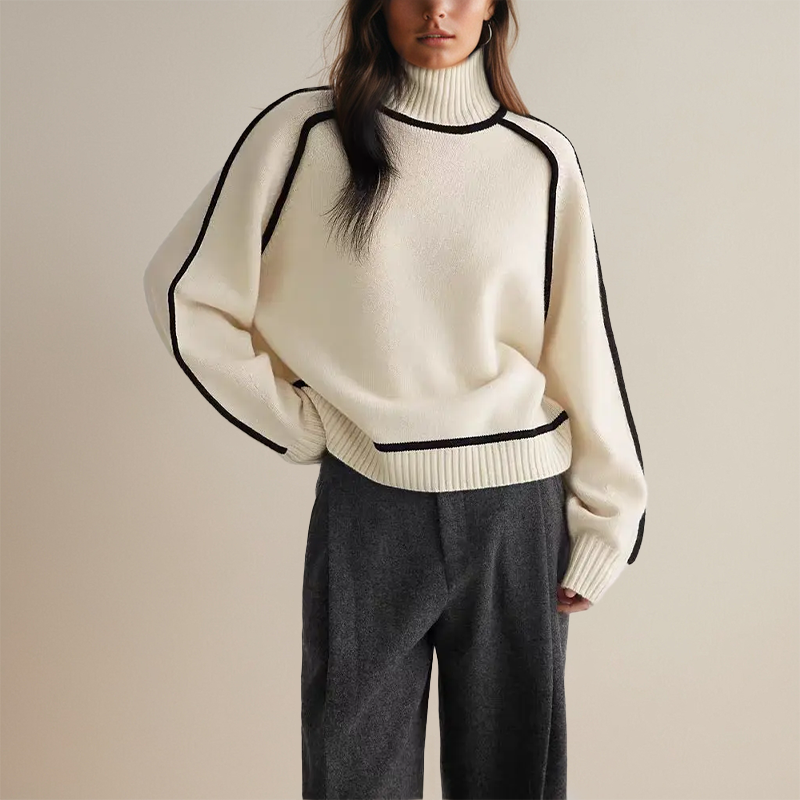 Mila - Soft Knitted Cashmere Turtleneck