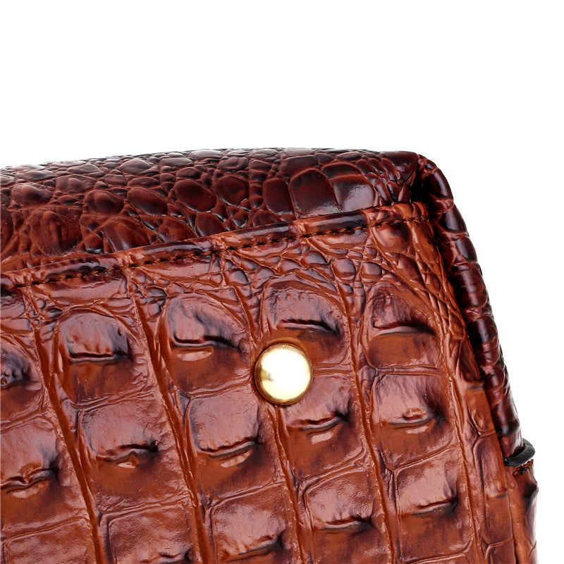 Ava™ - Elegant Handmade Leather Croco Bag